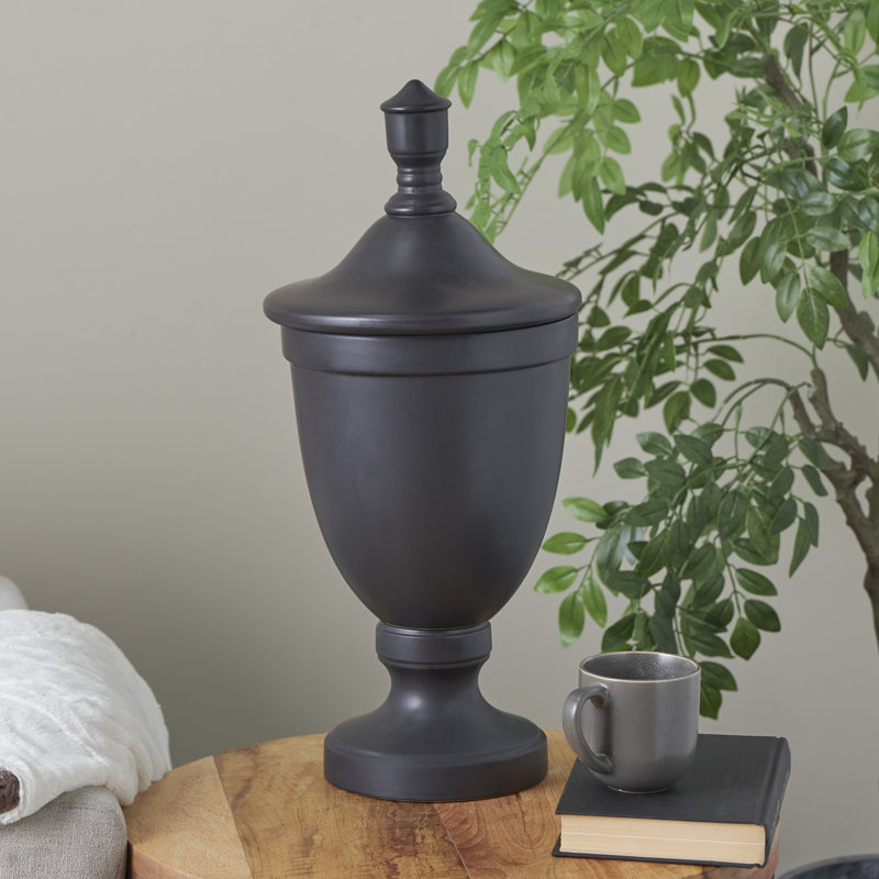 Objet de décoration Cidni, 22.38'' H x 9.75'' W x 9.75'' D, Noir
