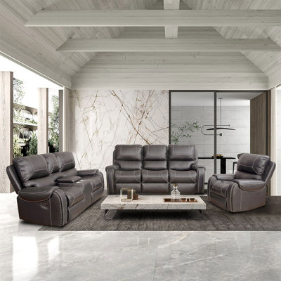 Fauteuil inclinable en similicuir pour canapé