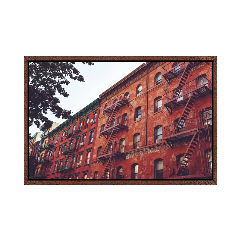 Little Italy by Bethany Young - Print on Canvas, Classic Brown Wood Framed, 101.6cm H x 152.4cm W x 3.81cm D