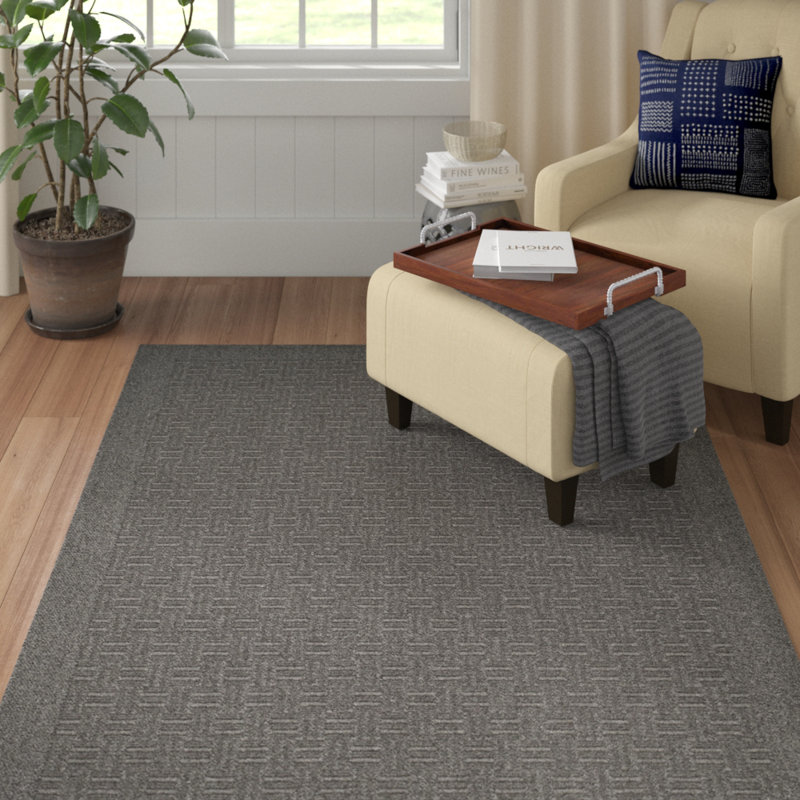 Amundson Palm Beach Jacquard Weave Sisal & Jute Geometric Rug, Rectangle 8' x 10'