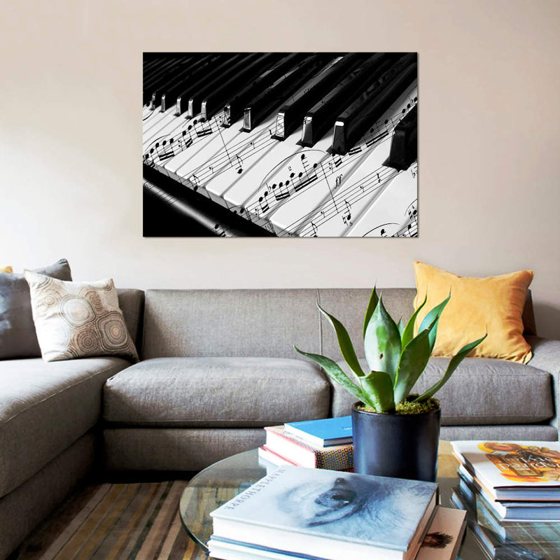 Piano - Wrapped Canvas Print, 101.6 cm H x 66.04 cm W x 1.91 cm D