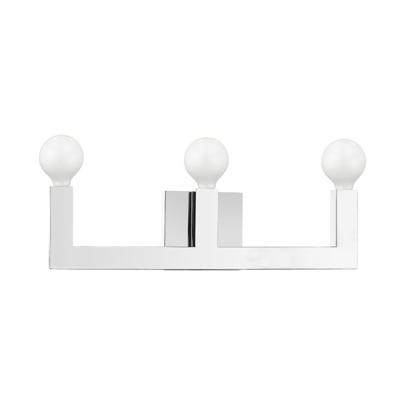 Zacari 3 - Light Dimmable Vanity Light, Polished Chrome