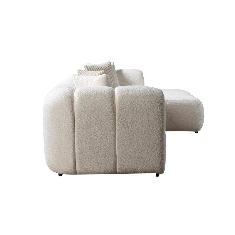 Canapé modulaire Marila, Tissu ivoire