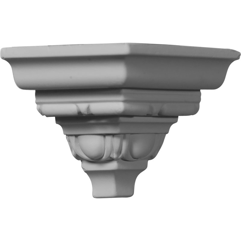 White Polyurethane Crown Moulding Outside Corner