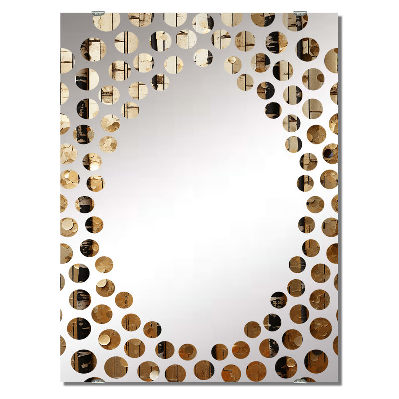 Miroir mural Clayborne - Abstract Botanicals MIR132666, 40 po x 30 po