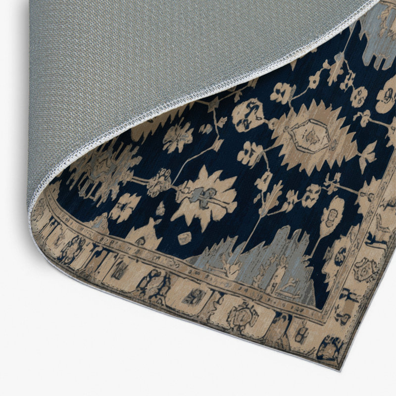 Tapis gris intérieur et extérieur surteint, Rectangle 4pi x 6 pi