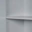 Bathroom Storage Cabinet With Two Laundry Baskets, Storage Cabinet With Doors And Drawer For Home, Grey