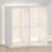 Furinno CUBICLE Book Shelf with LED Lights, 4-Cube LED Bookshelf, Reversible Extra Thick Frame Bookcase, Display Storage Shelves, for Living Room, Bedroom, Home Office, White-128876397