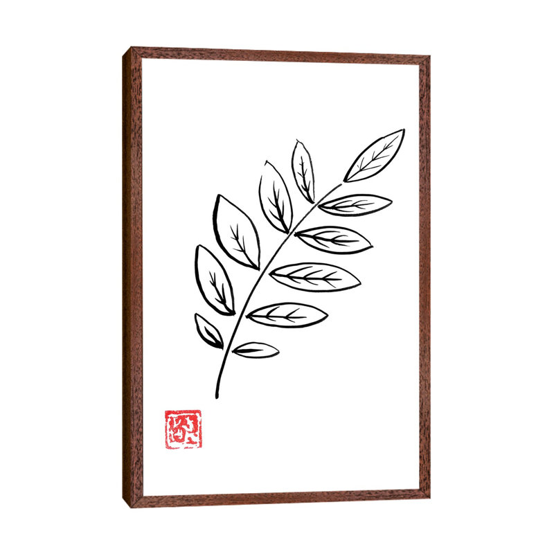 Laurel by Péchane - Print on Canvas, Classic Brown Wood Framed, 152.5 cm H x 101.5 cm W