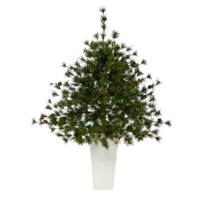 Arbre de Noël artificiel pin vert 3,67 pi avec 50 lumières claires Colorado Mountain