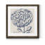 Indigo floral sur lin III - Toile encadrée de qualité supérieure - Toile encadrée de qualité supérieure - reproduction de cadre photo-2080362191-2080313904-2143340767