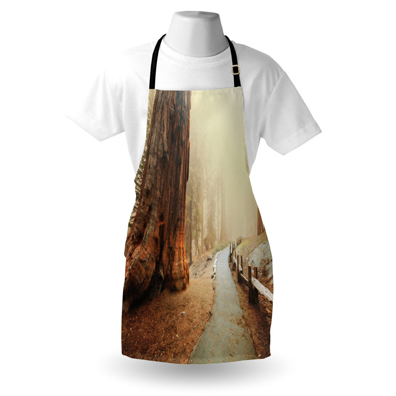 No Pattern Bib Apron