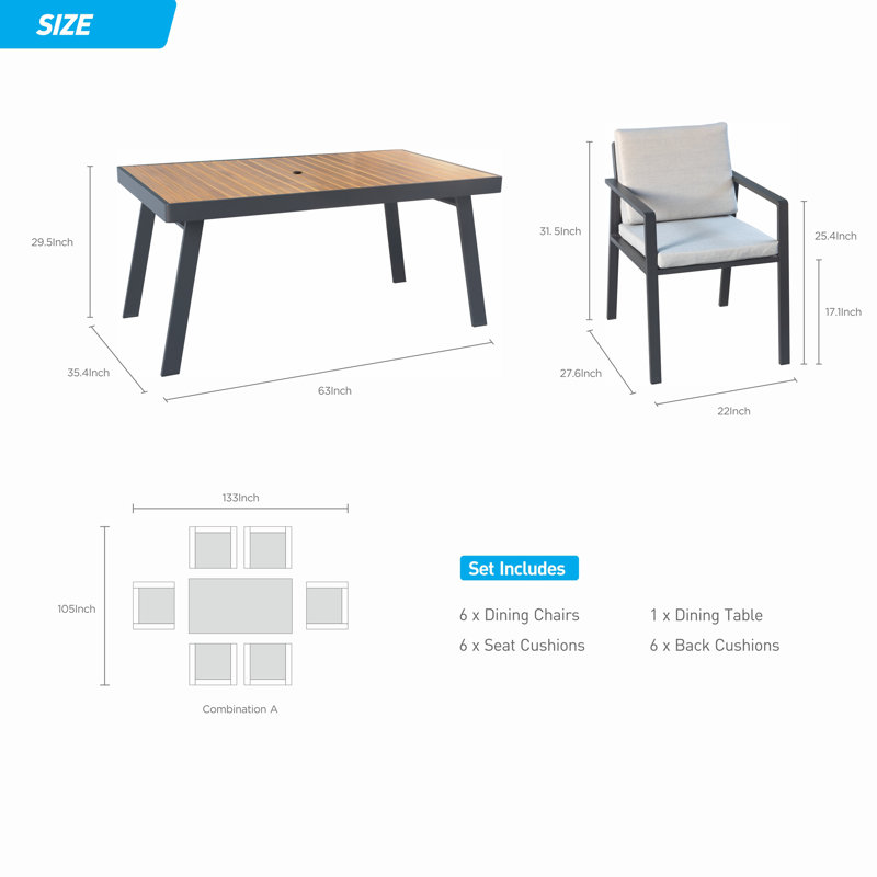6 personnes - 63 L extérieur