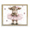 Bébé veau avec cadre flottant tutu, design par Whimsical Wonders