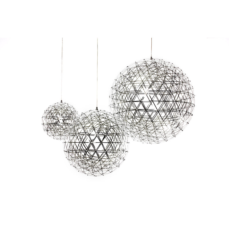 Raimond LED Chandelier,  16.9" H X 16.9" W X 16.9 D, 98.4"