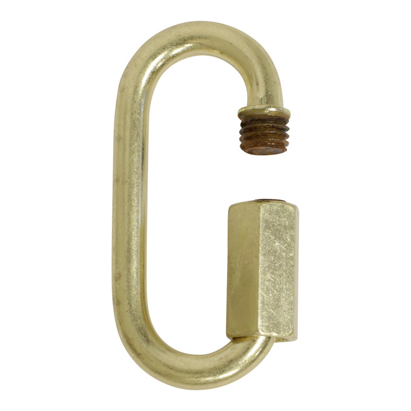 Verrouillage à vis fileté (2 pièces), Jaune, H 1,93 po x l 0,91 po x P 0,2 po