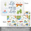 Ensemble de 4 napperons de table en plastique flexible CounterArt Lake Livin '