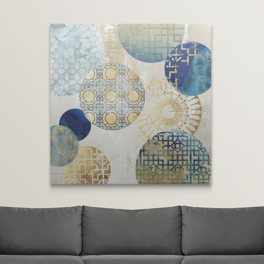 « rings ii », impression sur toile, 32" H x 32" W x 1" D, White Framed Canvas