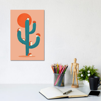 Prickly 1 Piece Wrapped Canvas Wall Art