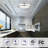 Shook LED Flush Mount Selectable Color Temperature Dimmable Ceiling Light-1813412834