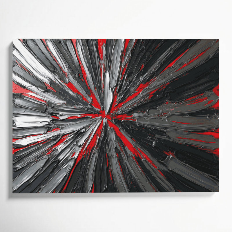 Neo Expressionism 70 Black Canvas Wall Art