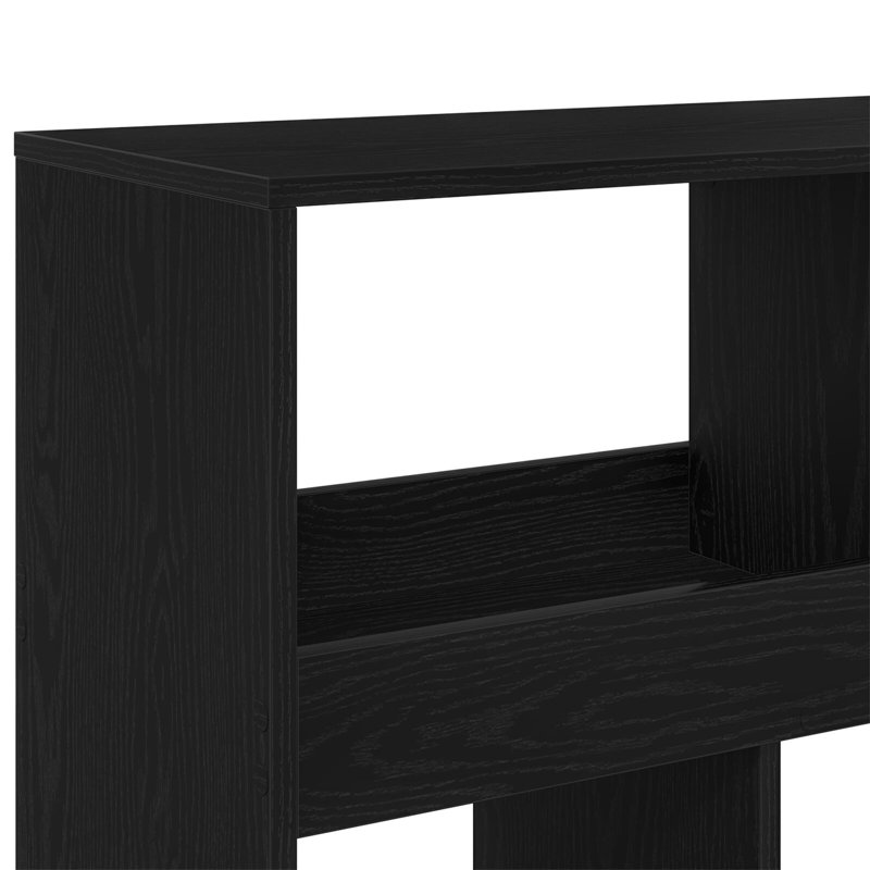 Book Cabinet Engineered Wood Bookcase Storage Freestanding Shelf Unit