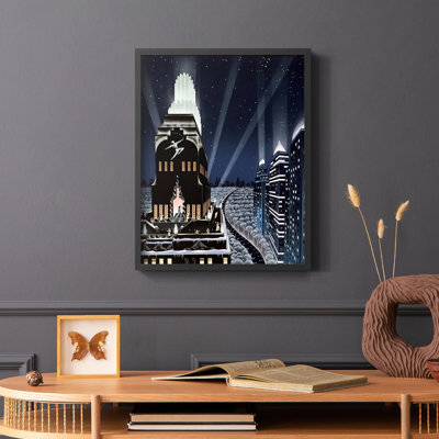 Rooftop Serenade Framed Print - Solid Wood