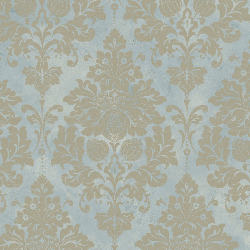 Damas In registre, Beige/bleu