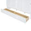 Grand lit escamotable avec port USB et grand tiroir, blanc-1634004185