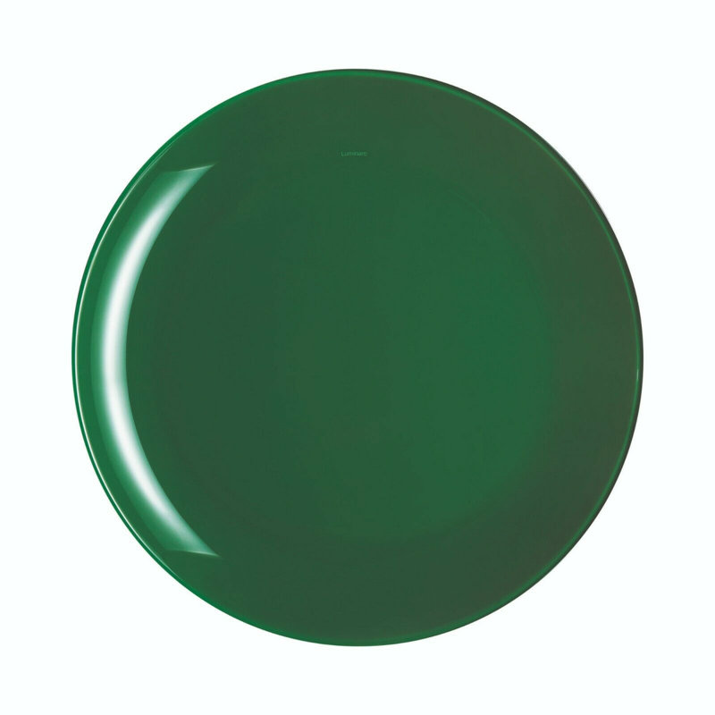 Damera Salad or Dessert Plate, Forest Green