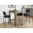 2Pcs Barstool, Counter Height, Kitchen, Leather Look
