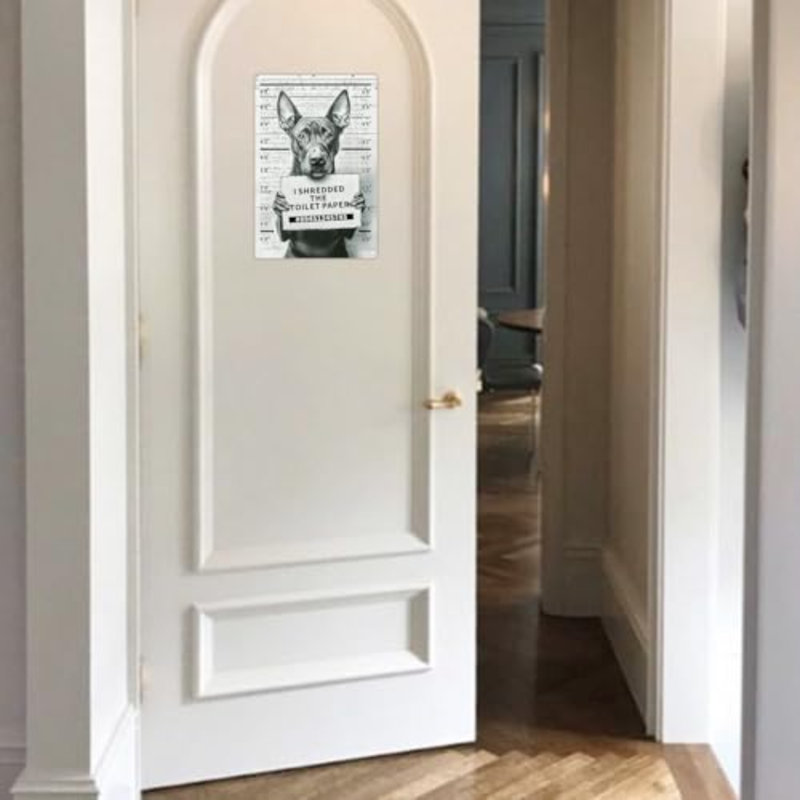 Plaque rétro «I Shredder The Toolset» pour affiche de maison, salle de bain, décor de caverne d'homme 8 po x 12 po