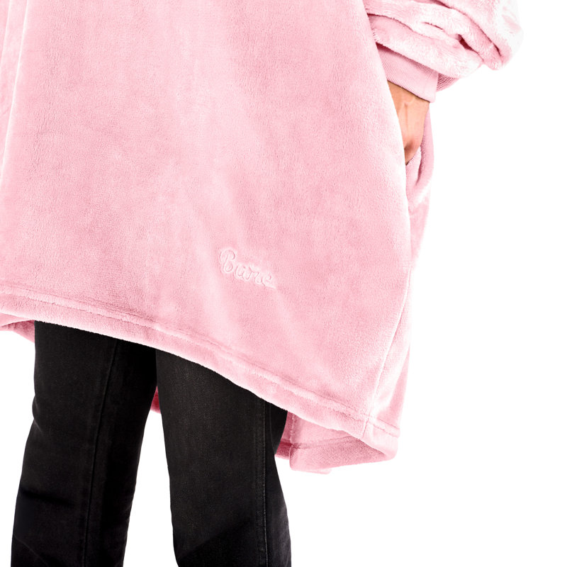 Couverture portable Bare Homey, Adulte, Rose clair