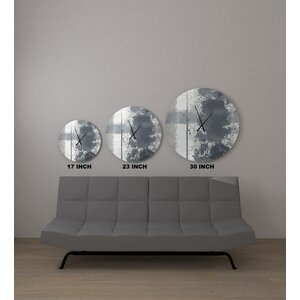 Latitude Run® High-Class Abstract Metal Wall Clock | Wayfair