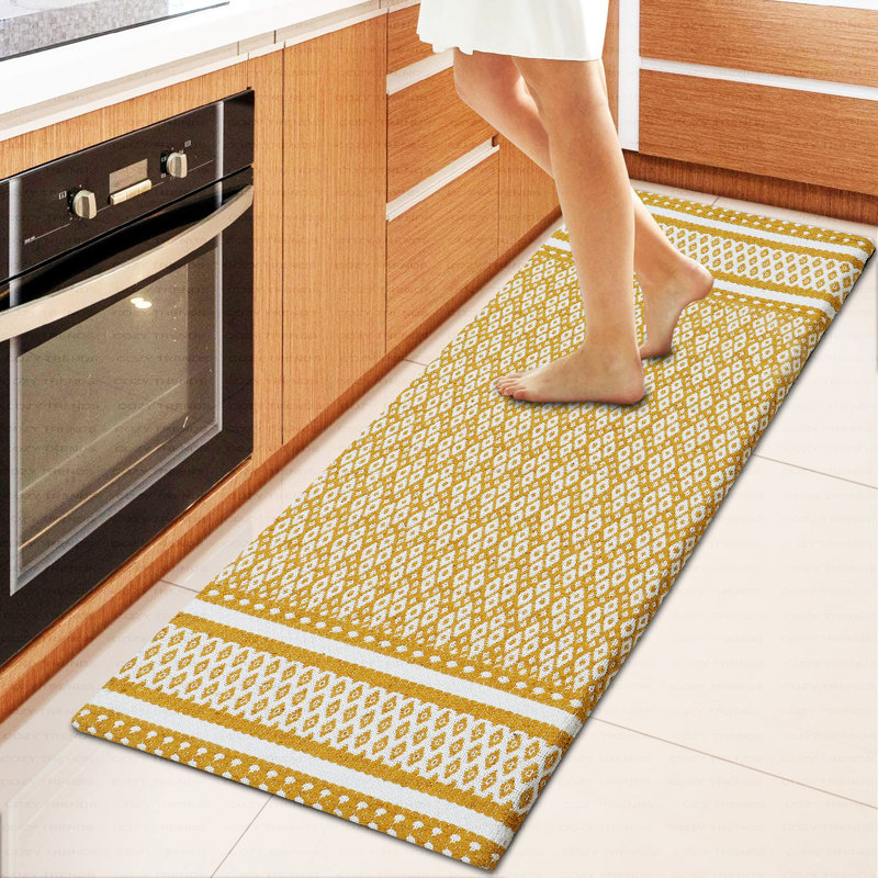 Tapis de cuisine Diontaye, Moutarde