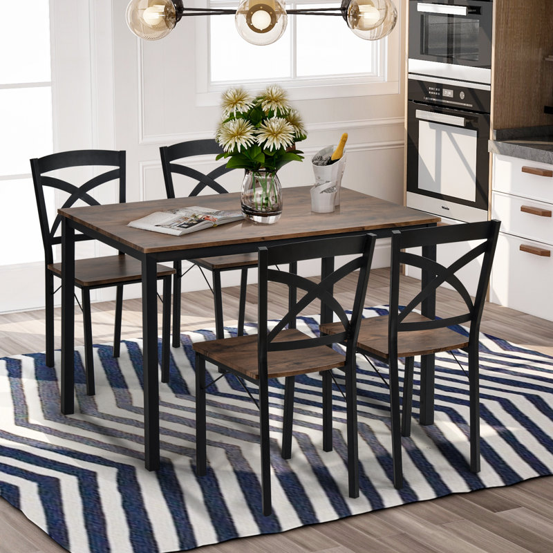Ensemble repas pour 4 personnes Tello, Brun
