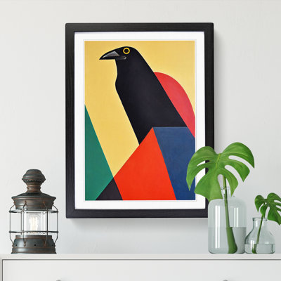 Anida Crow Bird Abstract Vol.1 - Picture Frame Print