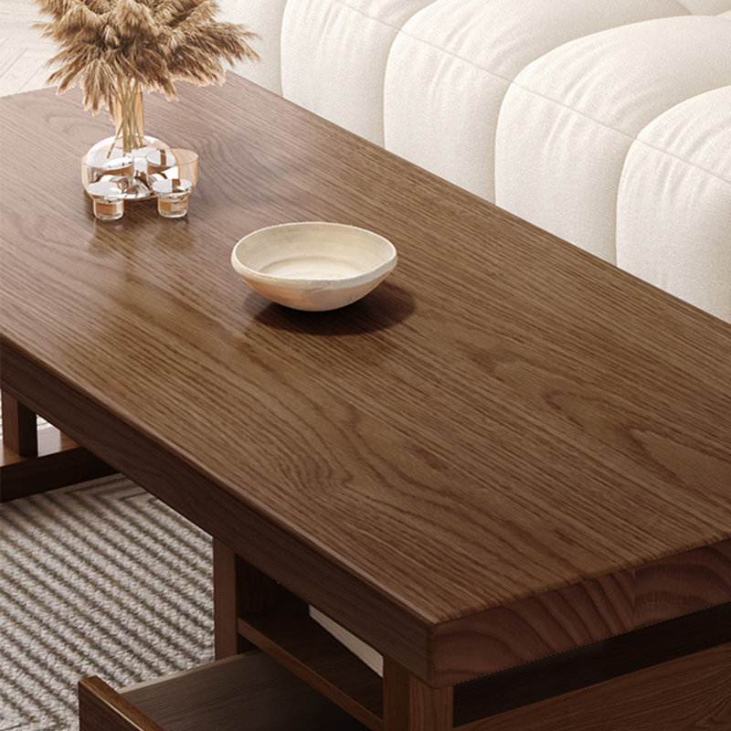 Modern simple rectangular coffee table living room, 16.9" H x 78.7" W x 31.5" D