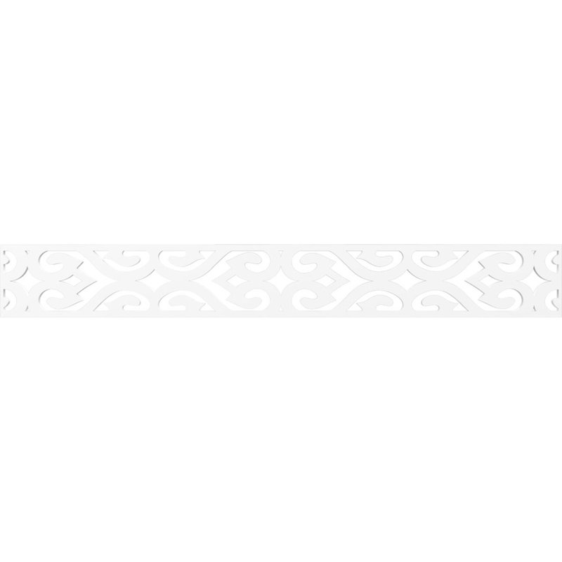 Moulure de chantournage Keene, H 6 po x l 46,5 po x P 0,38 po, PVC de qualité architecturale
