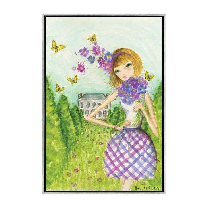 Printemps à Summerside # 2, art, H 60 po x l 40po x P 1,5 po, Toile avec cadre argenté