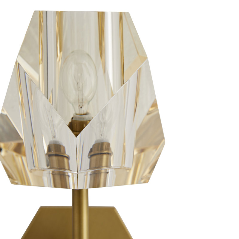 Gemma 1 - Light Wallchiere, Antique Brass
