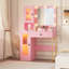 Meuble-lavabo avec miroir et lumières-275096927