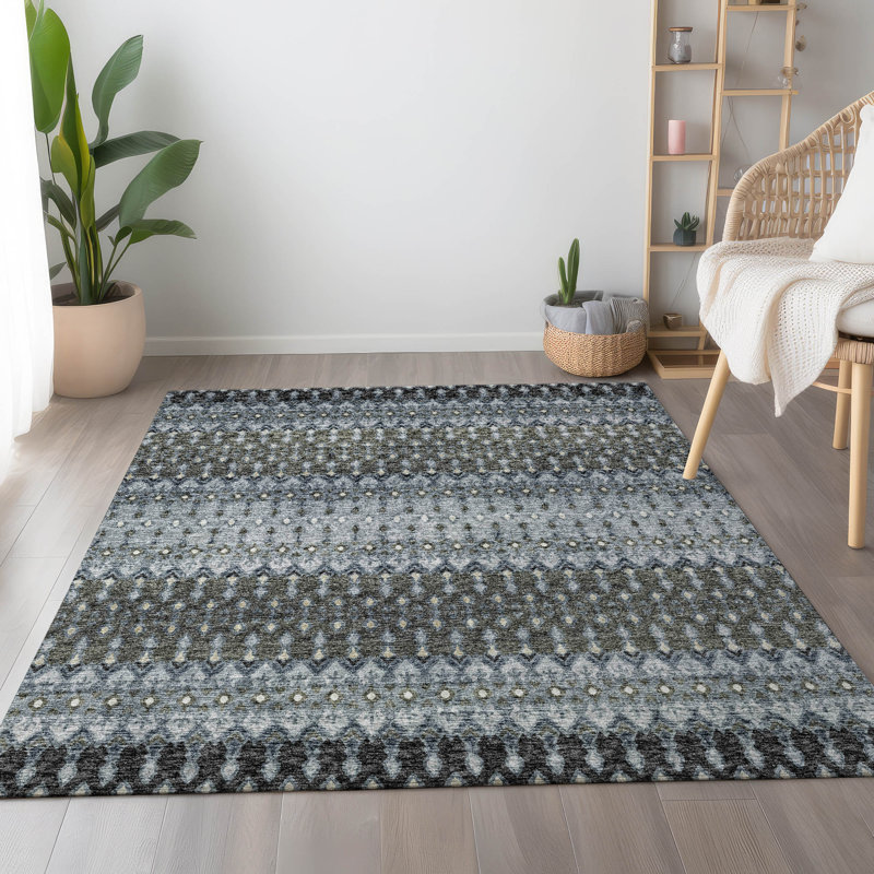 Tapis lavable à la machine de qualité supérieure 1 pi 8 po x 2 pi 6 po AMF72, Rectangulaire 8 pi x 10 pi