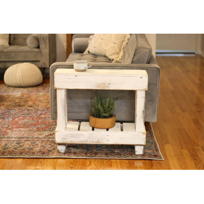 Yasmyn Solid Wood End Table