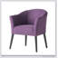Chaise d'appoint en tissu prune avec support lombaire et conception durable pour des sièges confortables dans n'importe quelle pièce
