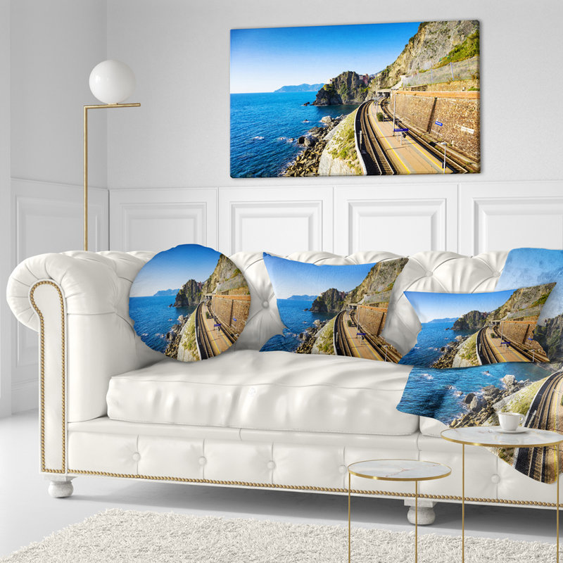 Landscape Reversible Throw Pillow