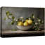 Classic Lemon Still Life Artwork, Fresh Fruit Botanical Arrangement Pictures, Framed Canvas Giclee Print Wall Art-125088356-125088350