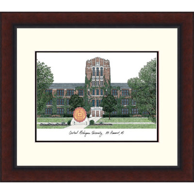 NCAA Central Missouri Legacy Alumnus Lithograph Picture Frame