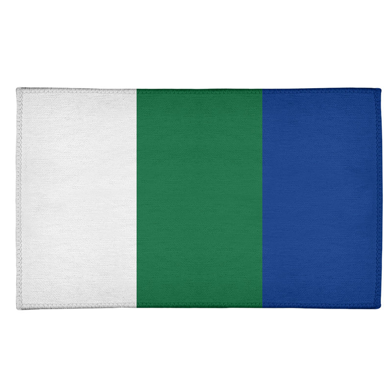 Tapis en poly à rayures de football retour seattle, Rectangle 3 pi x 5 pi