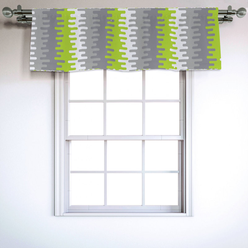Sateen Ruffled Window Valance